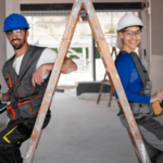 Male and Female Construction Workers